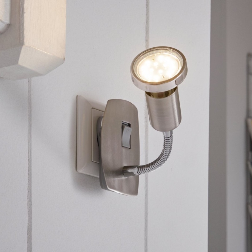 Eglo - LED Kištukinio lizdo lemputė 1xGU10-LED/3W/230V