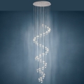 Eglo - LED Krištolinis pakabinamas reguliuojamas sietynas 40xLED/1,8W/230