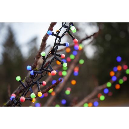 Eglo - Lauko LED kalėdinė girlianda 300xLED/8 funkcijų 11m IP44 daugiaspalvė