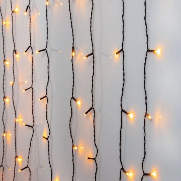 Eglo - LED Lauko kalėdinė šviesų užuolaida 120xLED 1,8m IP44 šiltai balta