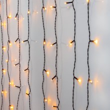 Eglo - LED Lauko kalėdinė užuolaida 80xLED 1,3m IP44 šiltai balta