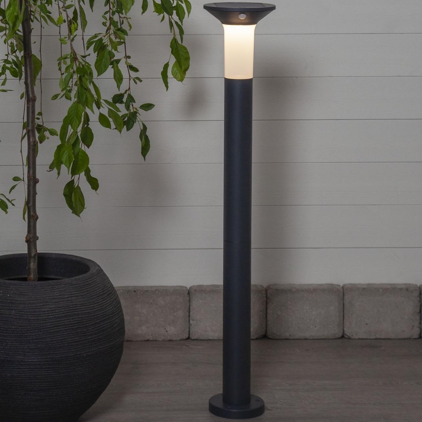 Eglo - LED Lauko saulės energijos lempa su jutikliu 6xLED/0,03W/3,7V 1500 mAh IP44