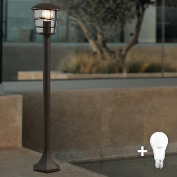 Eglo - LED lauko šviestuvas 1xE27/8,5W/230V IP44 juodas