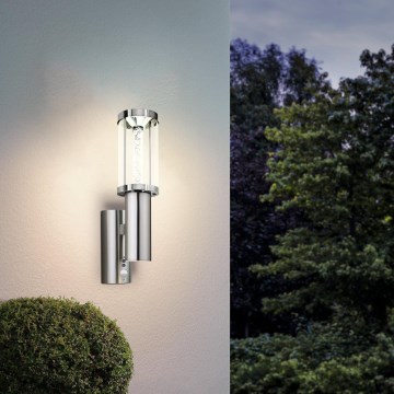 Eglo - LED lauko šviestuvas su jutikliu 1xGU10/3W + 1xLED/3.7W