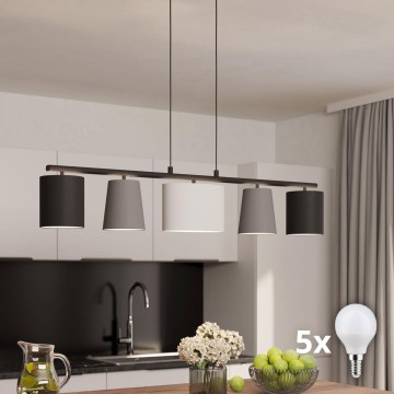 Eglo - LED liustra ant laido 5xE14/25W/230V