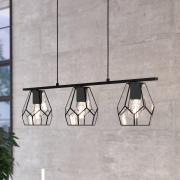 Eglo - LED liustra ant troselio 3xE27/40W/230V