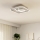 Eglo - LED lubinis šviestuvas 1xLED/16,2W/230V + 1xLED/9,2W 38x38 cm balta