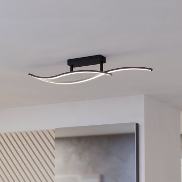Eglo - LED lubinis šviestuvas LED/12W/230V 4000K juoda