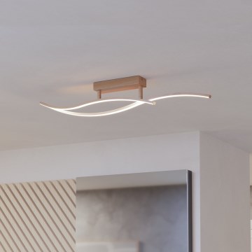 Eglo - LED lubinis šviestuvas LED/12W/230V 4000K smėlio spalva