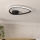 Eglo - LED lubinis šviestuvas LED/9,7W/230V 2700/4000/6500K skers. 37,5 cm juoda
