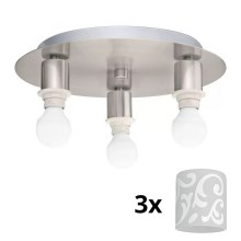 Eglo - LED lubinis šviestuvas MY CHOICE 3xE14/4W/230V chromas/balta