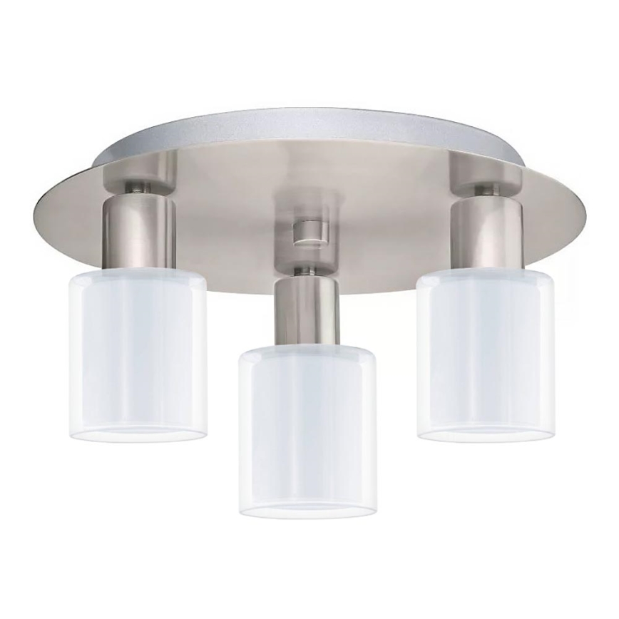 Eglo - LED lubinis šviestuvas MY CHOICE 3xE14/4W/230V matinis chromas/balta