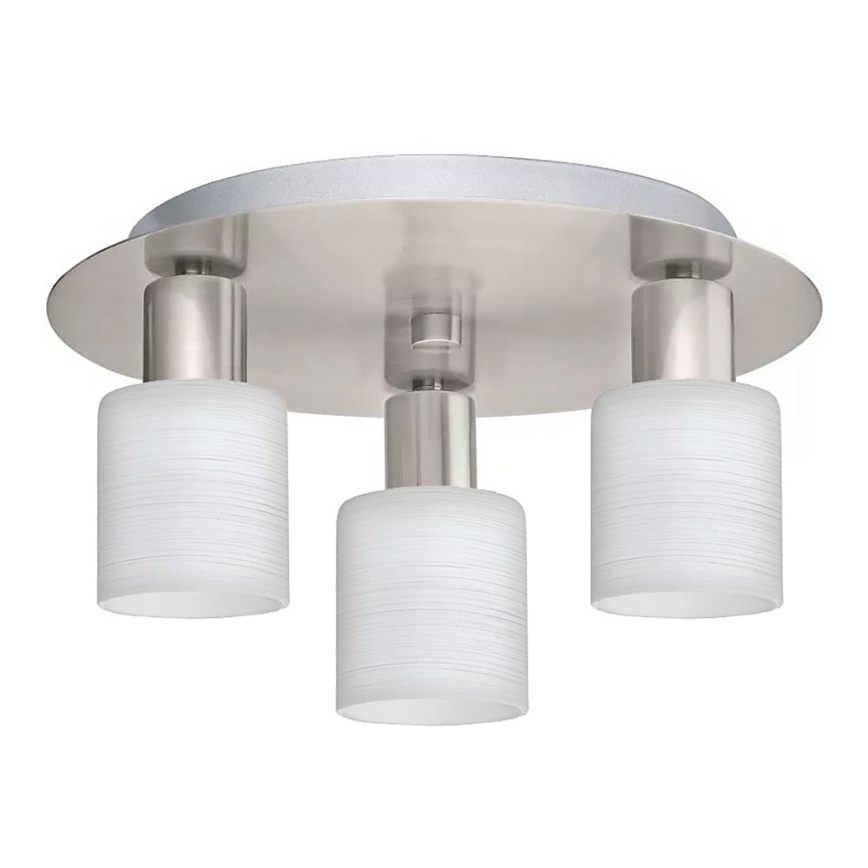 Eglo - LED lubinis šviestuvas MY CHOICE 3xE14/4W/230V matinis chromas/balta