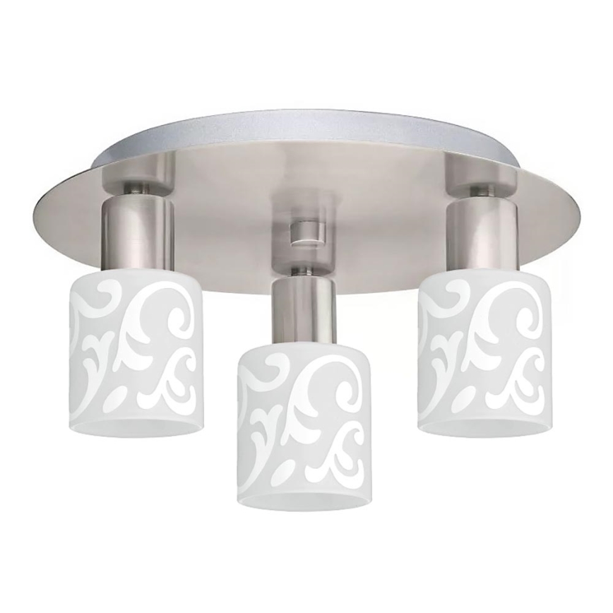 Eglo - LED lubinis šviestuvas MY CHOICE 3xE14/4W/230V matinis chromas/balta
