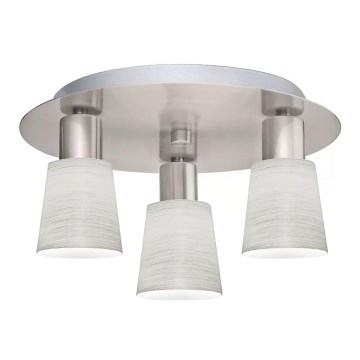 Eglo - LED lubinis šviestuvas MY CHOICE 3xE14/4W/230V matinis chromas/kreminė