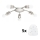 Eglo - LED lubinis šviestuvas MY CHOICE 5xE14/4W/230V  matinis chromas/balta