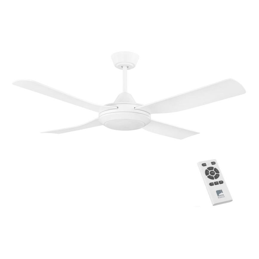 Eglo - LED lubinis ventiliatorius LED/20W/230V baltas + nuotolinis valdymas