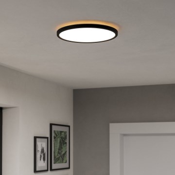 Eglo - LED lubinis vonios šviestuvas LED/13,9W/230V 2700/4000/6500K diametras 30 cm IP44 juoda