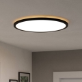 Eglo - LED lubinis vonios šviestuvas LED/16,8W/230V 2700/4000/6500K diametras 50 cm IP44 juoda