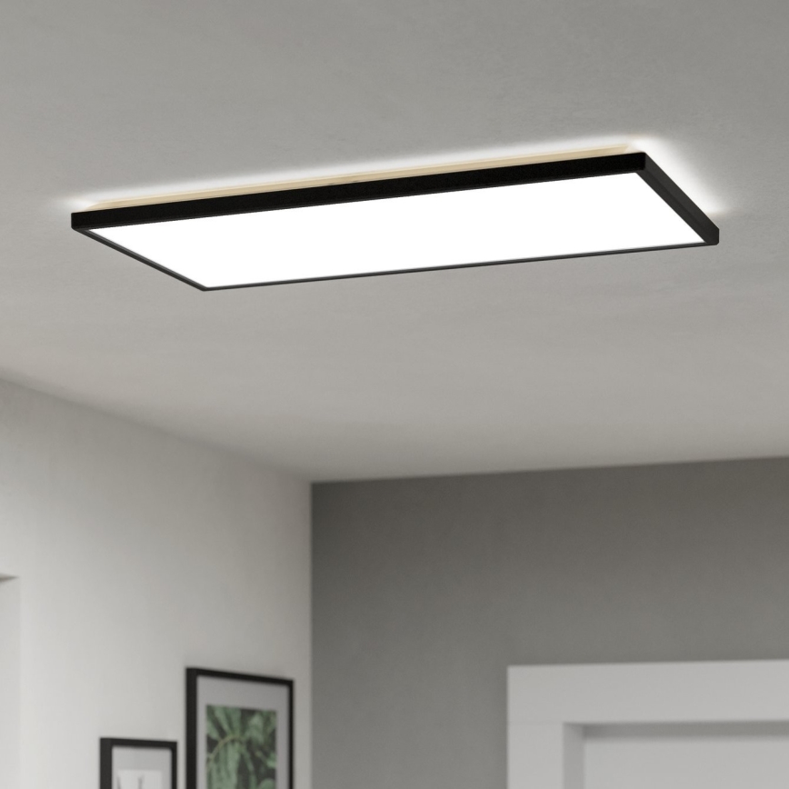 Eglo - LED lubinis vonios šviestuvas LED/17,2W/230V 2700/4000/6500K 30x57 cm IP44 juoda