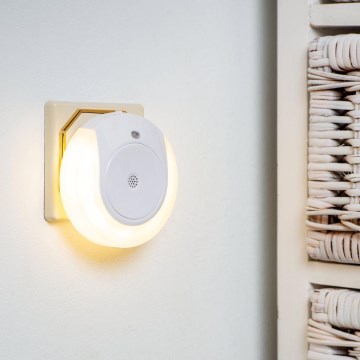 Eglo - LED naktinis šviestuvas su sutemos jutikliu 2xLED/0,4W/230V 3000K