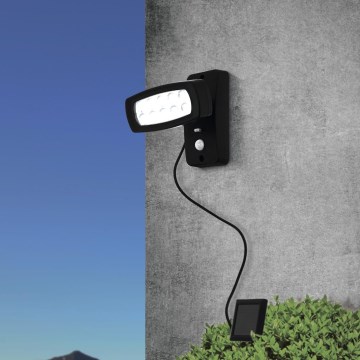 Eglo - LED Napelem falira rögzített lámpa érzékelővel LED/1,2V 600 mAh IP44