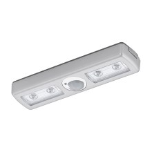 Eglo - LED Orientacinis šviestuvas su jutikliu 4xLED/3xAAA