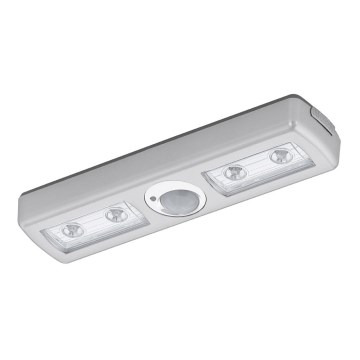 Eglo - LED Orientacinis šviestuvas su jutikliu 4xLED/3xAAA