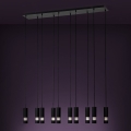 Eglo - LED Pakabinamas sietynas 10xGU10/4,6W/230V juoda