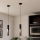 Eglo - LED Pakabinamas sietynas 1xGU10/4,5W/230V 3000K juoda/ruda