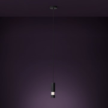 Eglo - LED Pakabinamas sietynas 1xGU10/4,6W/230V juoda