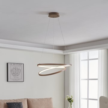 Eglo - LED Pakabinamas sietynas LED/36W/230V 3000K smėlio spalva