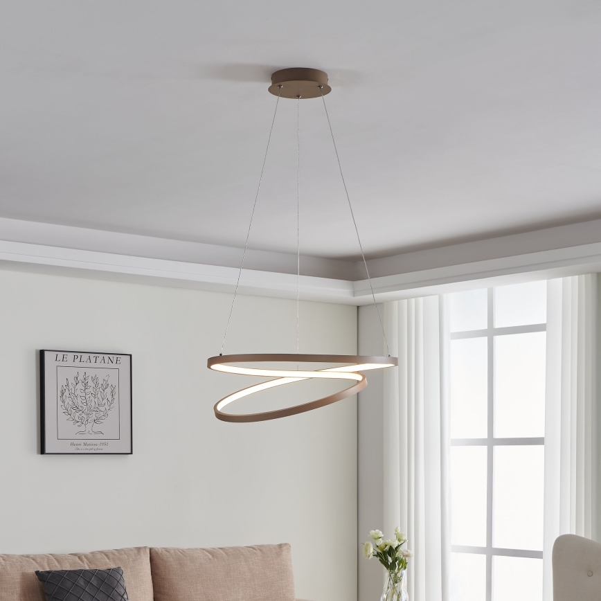 Eglo - LED Pakabinamas sietynas LED/36W/230V 3000K smėlio spalva