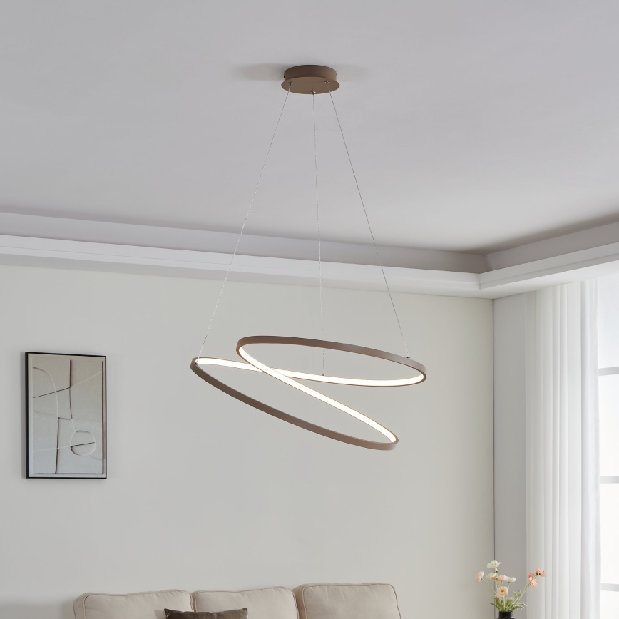 Eglo - LED Pakabinamas sietynas LED/42W/230V 3000K smėlio spalva