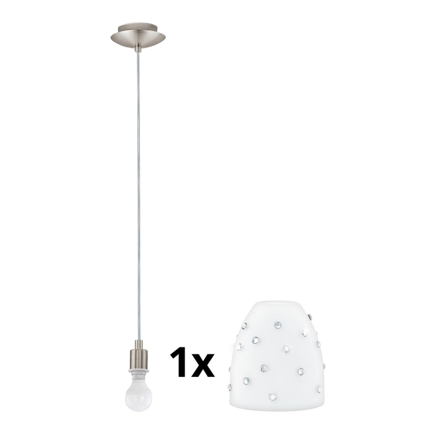 Eglo - LED Pakabinamas sietynas MY CHOICE 1xE14/4W/230V  matinis chromas/balta