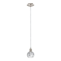 Eglo - LED Pakabinamas sietynas MY CHOICE 1xE14/4W/230V matinis chromas/balta/juoda