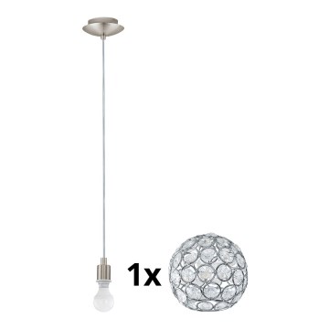 Eglo - LED Pakabinamas sietynas MY CHOICE 1xE14/4W/230V  matinis chromas