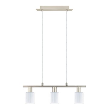 Eglo - LED Pakabinamas sietynas MY CHOICE 3xE14/4W/230V matinis chromas/balta