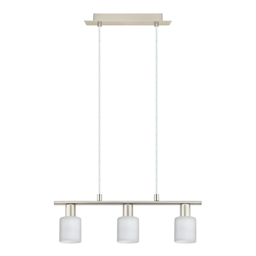 Eglo - LED Pakabinamas sietynas MY CHOICE 3xE14/4W/230V matinis chromas/balta