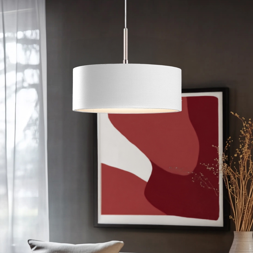 Eglo - LED Pakabinamas sietynas TUNJA 1xE27/60W/230V balta