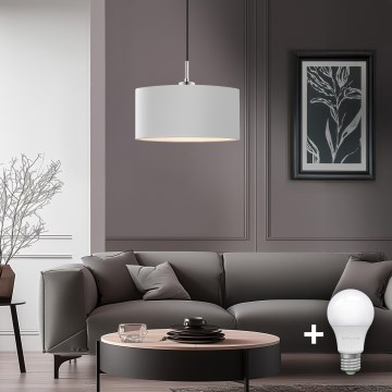 Eglo - LED Pakabinamas sietynas TUNJA 1xE27/60W/230V balta