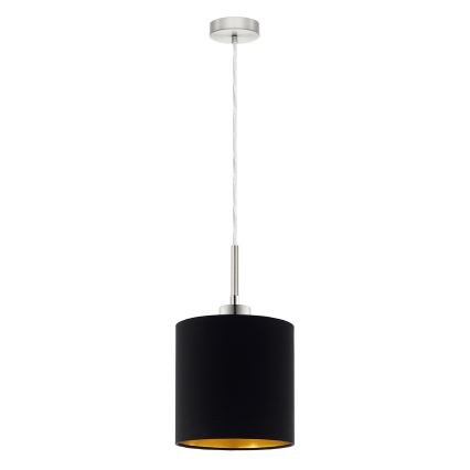 Eglo - LED Pakabinamas sietynas TUNJA 1xE27/60W/230V juoda