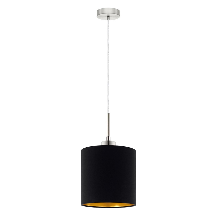 Eglo - LED Pakabinamas sietynas TUNJA 1xE27/60W/230V juoda