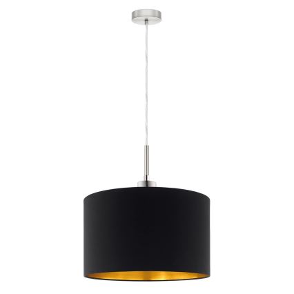 Eglo - LED Pakabinamas sietynas TUNJA 1xE27/60W/230V juoda