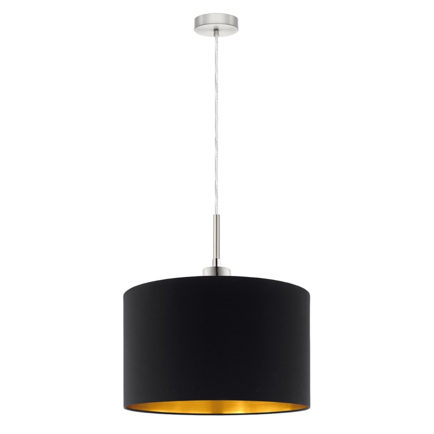 Eglo - LED Pakabinamas sietynas TUNJA 1xE27/60W/230V juoda