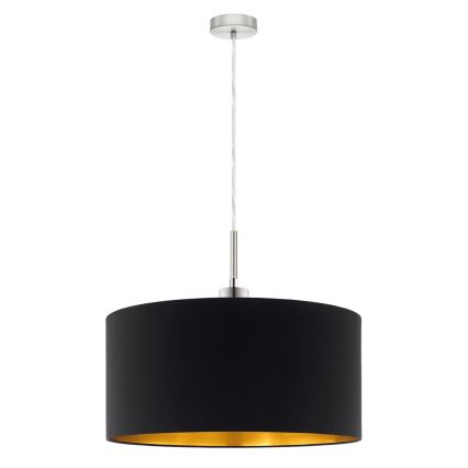 Eglo - LED Pakabinamas sietynas TUNJA 1xE27/60W/230V juoda