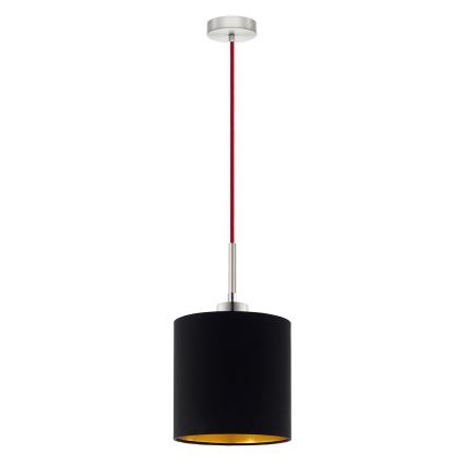 Eglo - LED Pakabinamas sietynas TUNJA 1xE27/60W/230V juoda