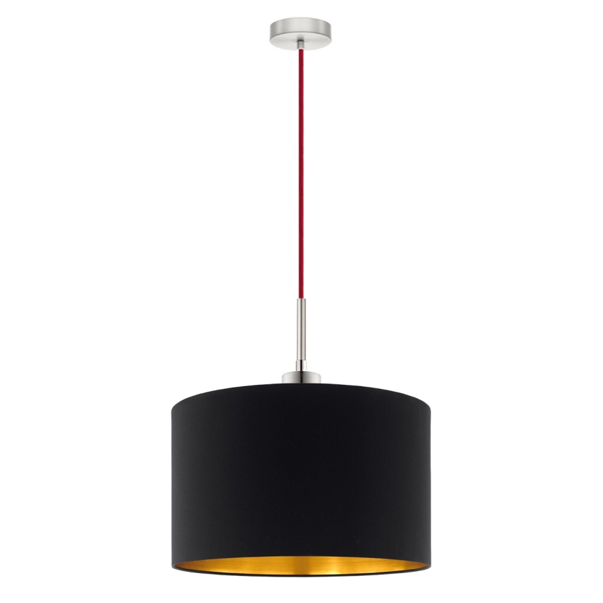 Eglo - LED Pakabinamas sietynas TUNJA 1xE27/60W/230V juoda