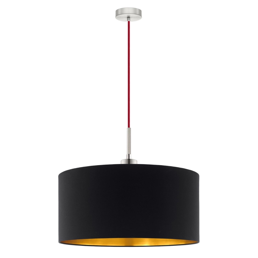Eglo - LED Pakabinamas sietynas TUNJA 1xE27/60W/230V juoda