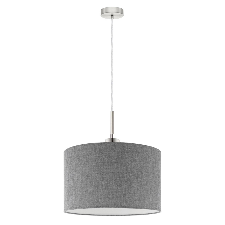 Eglo - LED Pakabinamas sietynas TUNJA 1xE27/60W/230V pilka